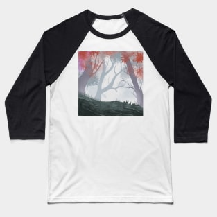 winter landscape with trees Baseball T-Shirt